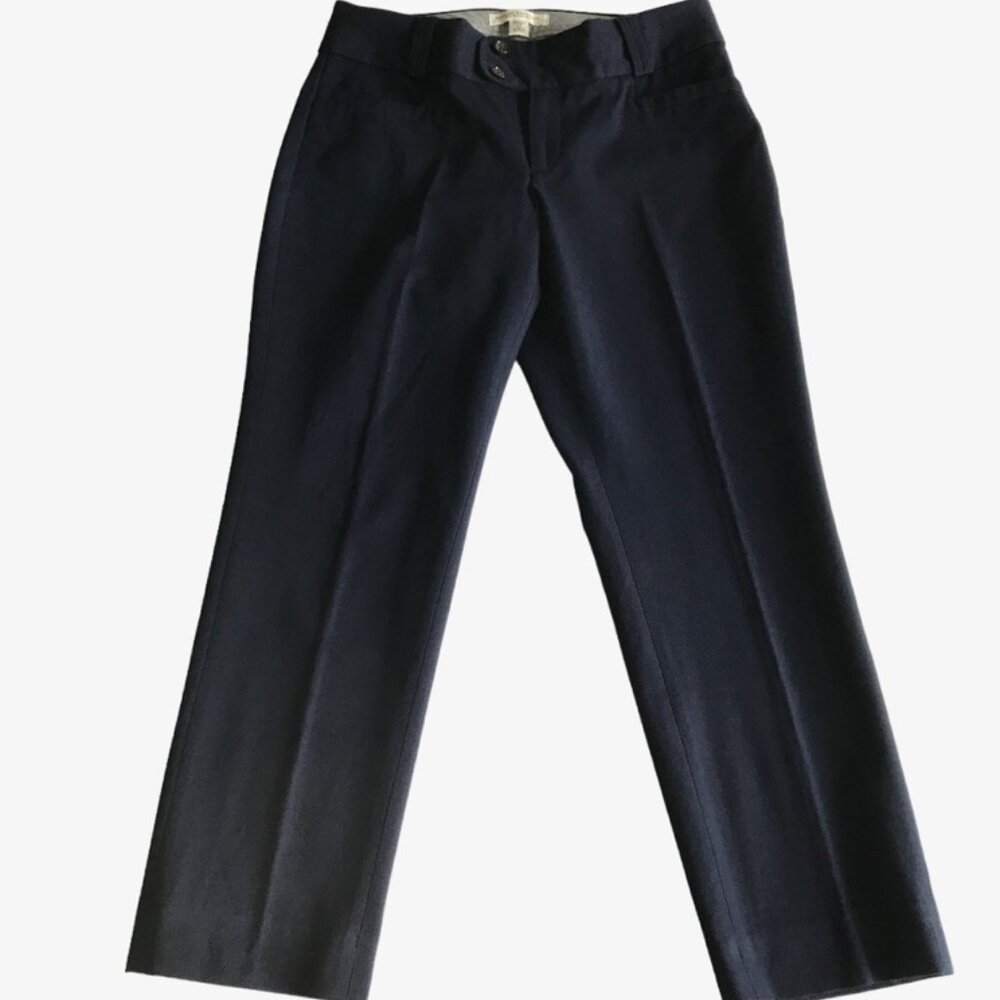 Banana Republic The Sloan Fit Pants in navy blue size 4P Petite